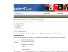 Tablet Screenshot of chartisecare.myrewards.com.au