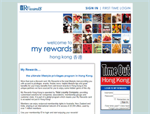 Tablet Screenshot of myrewards.hk
